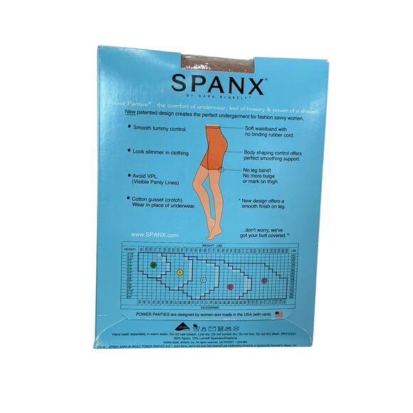 Spanx Power Panties Shapewear E Bare Nude Tummy Slimming Plus Size Smoothing - Picture 7 of 10